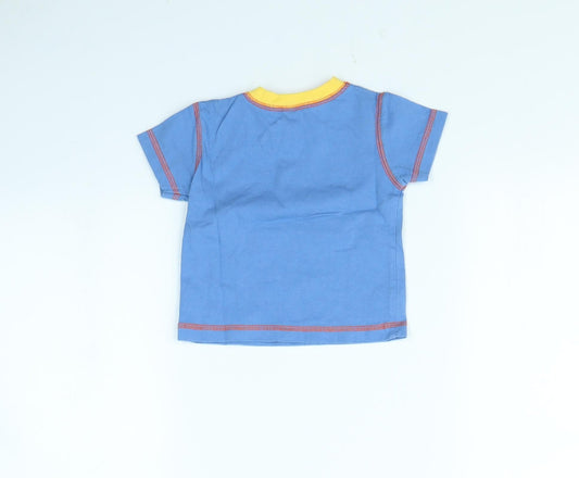 Adams Baby Boys Blue Basic T-Shirt Size 6-9 Months