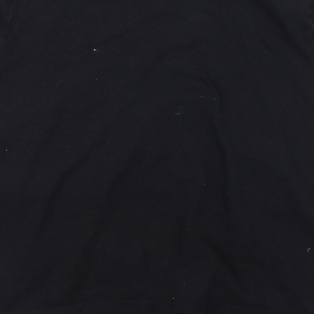 H&M Womens Black Basic T-Shirt Size L