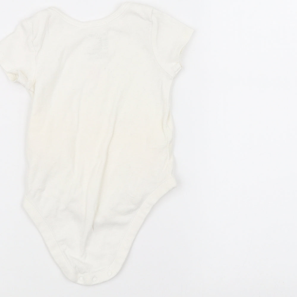 Gap Baby White Basic T-Shirt Size 3-6 Months
