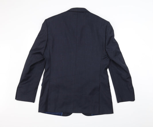 Taylor & Wright Mens Black Jacket Suit Jacket Size 40