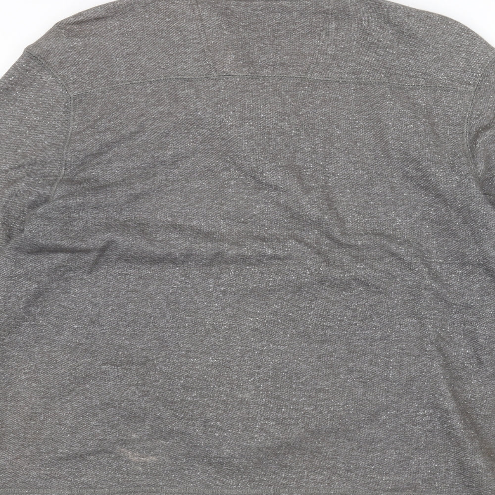 BOSTON CREW Mens Grey Jacket Size M