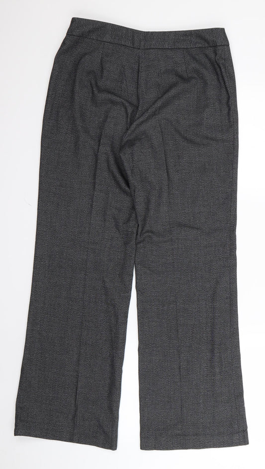 NEXT Womens Grey Trousers Size 8 L26 in