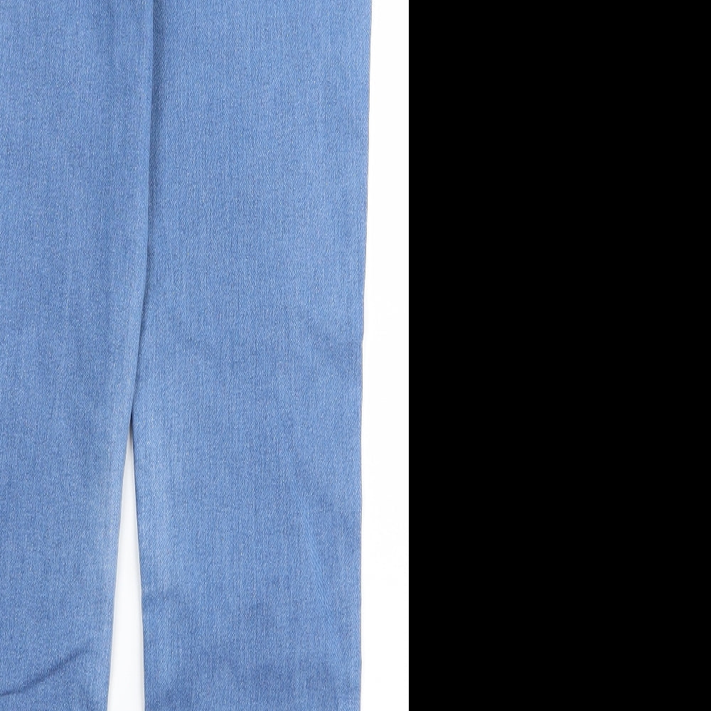 perworn Womens Black Bootcut Jeans Size 10 L30 in