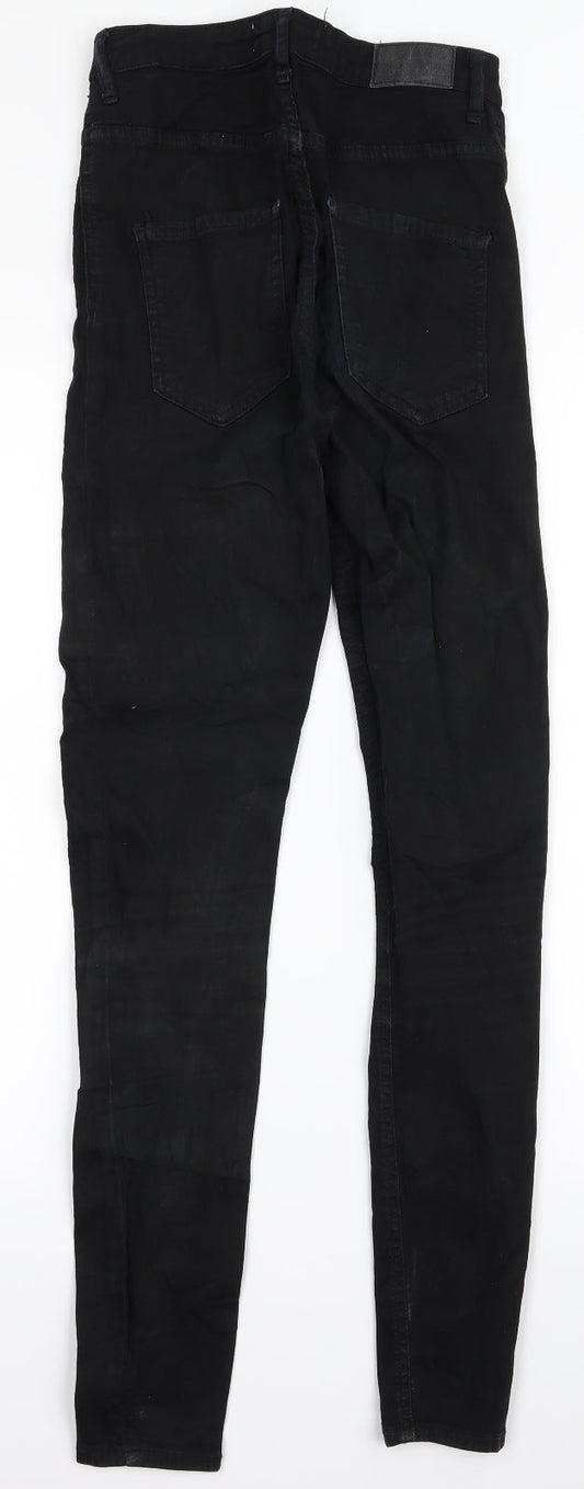 molly Womens Black Skinny Jeans Size S L29 in