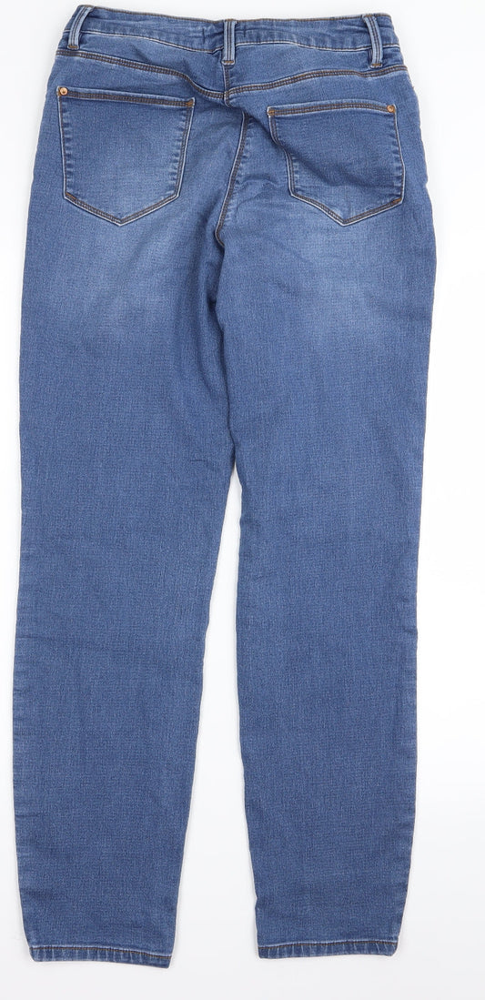 Preworn Womens Blue Bootcut Jeans Size 8 L29 in
