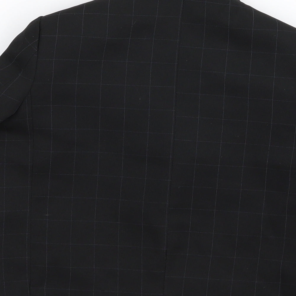 vivali Baby Black Check Basic Coat Coat Size 9-12 Months