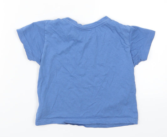 Primark Boys Blue Basic T-Shirt Size 3-4 Years - California Sunset