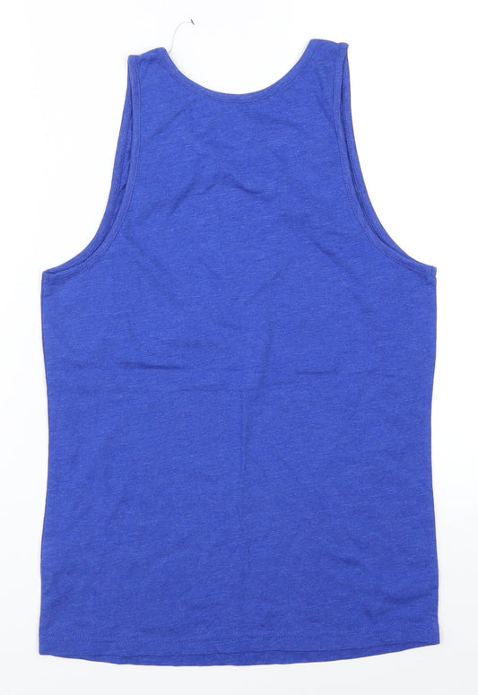 Cedar Wood State Mens Blue Basic Tank Size XS