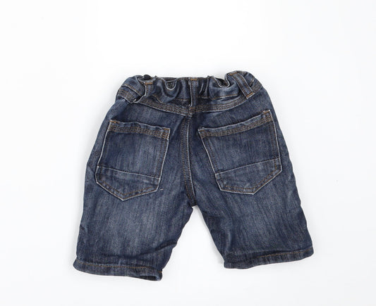 Denim & Co. Boys Blue Denim Cropped Jeans Size 18-24 Months - SHORTS