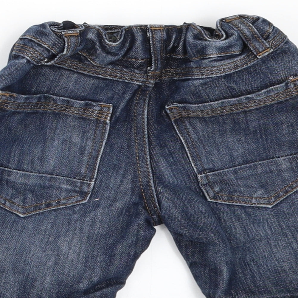 Denim & Co. Boys Blue Denim Cropped Jeans Size 18-24 Months - SHORTS