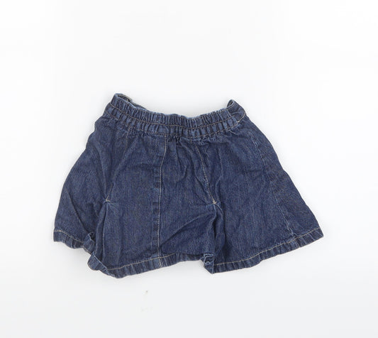 Faded Glory Girls Blue Denim A-Line Skirt Size 4 Years