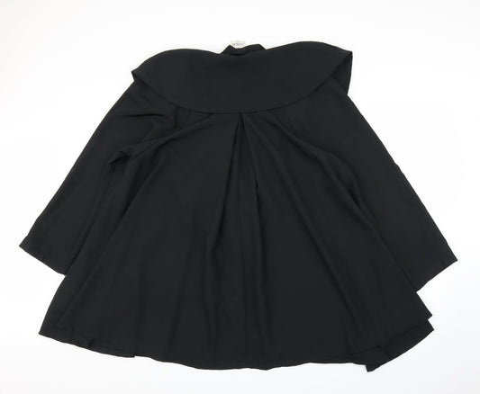 Solo Womens Black Cape Jumper Size 12