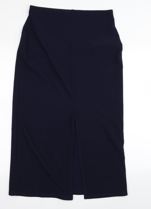antonia bay Womens Blue A-Line Skirt Size 16
