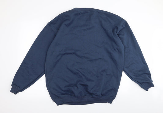 streamline Mens Blue Pullover Jumper Size XL