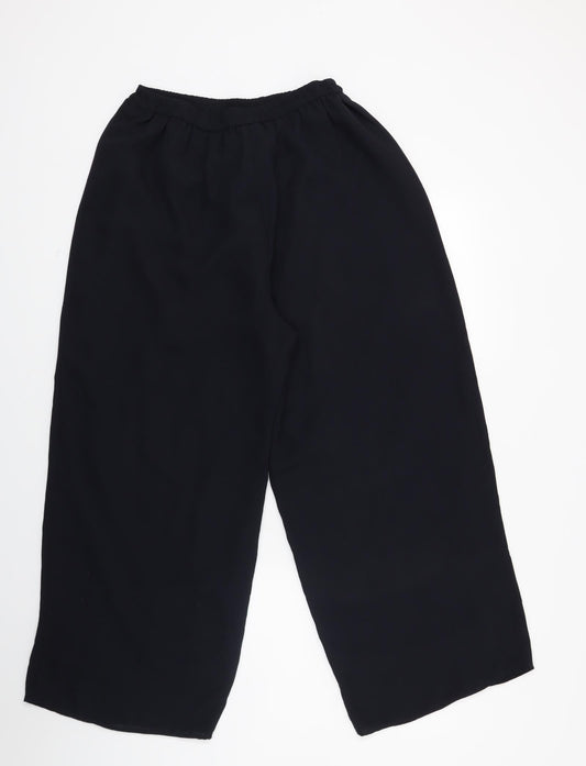 Whispers Womens Black Capri Trousers Size 14 L23 in