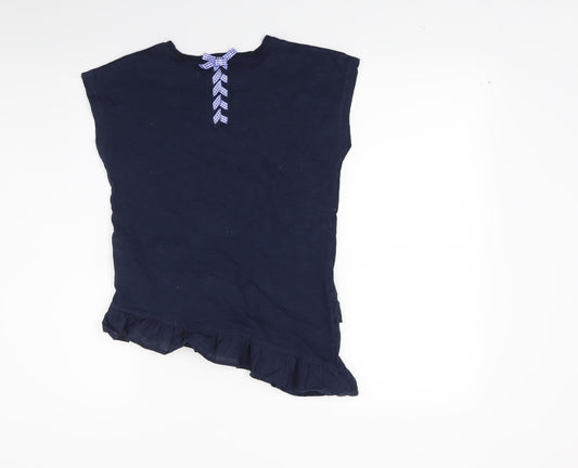 Marks and Spencer Girls Blue Tunic T-Shirt Size 9-10 Years