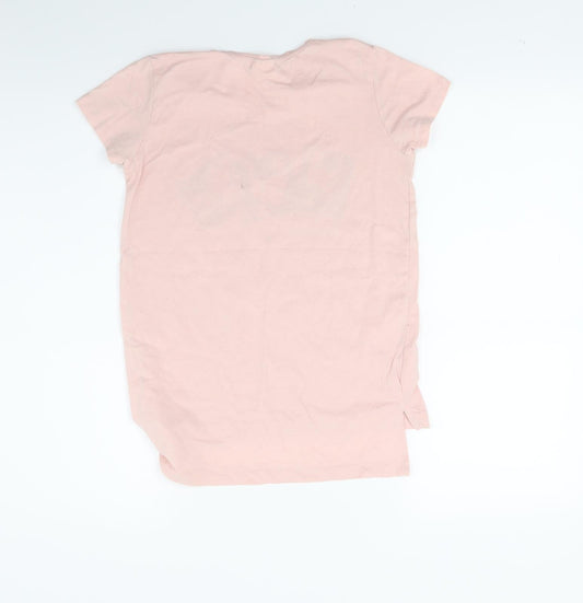 Zara Girls Pink Basic T-Shirt Size 9-10 Years - Be yourself