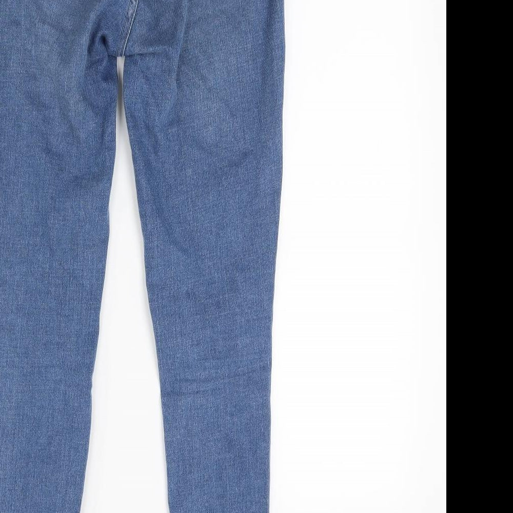 Select Womens Blue Denim Skinny Jeans Size 8 L25 in