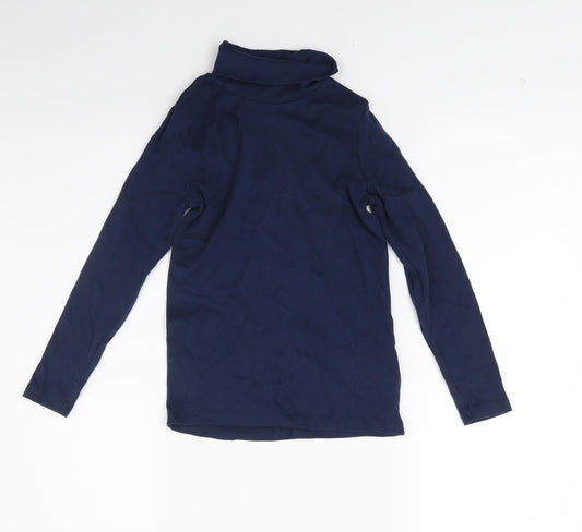 H&M Girls Blue Pullover Jumper Size 7-8 Years
