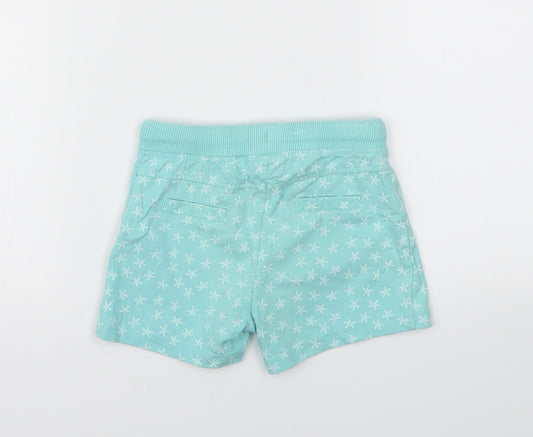 Lupilu Girls Blue Floral Capri Trousers Size 18-24 Months