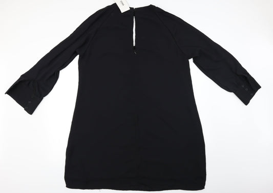 Yoins Womens Black Basic Blouse Size XL
