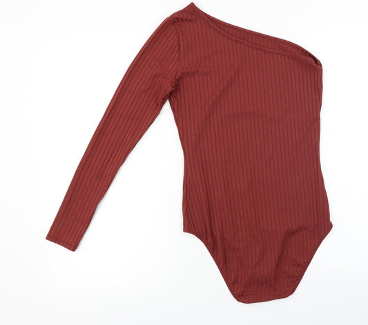 Dorothy Perkins Womens Red Bodysuit One-Piece Size 8