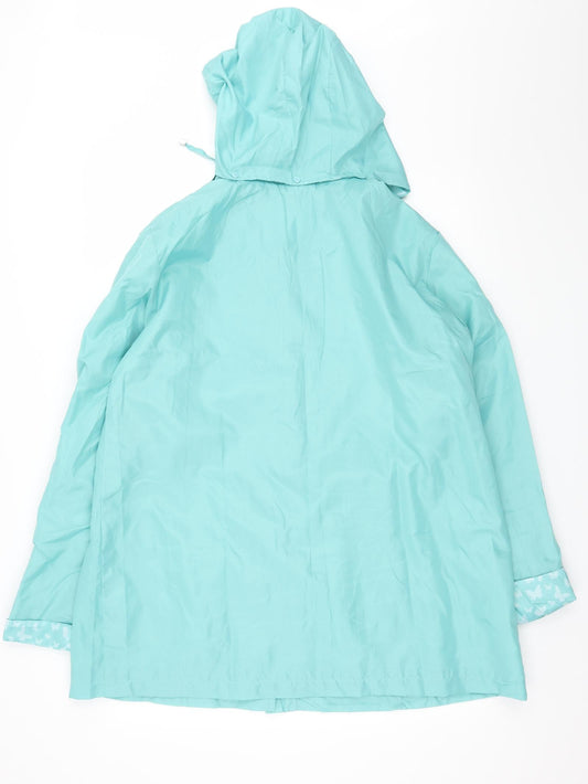 Anne De Lancay Womens Blue Jacket Size L