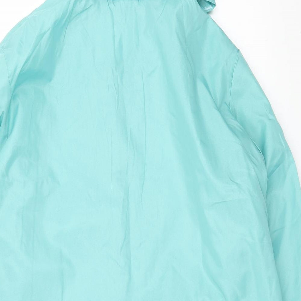 Anne De Lancay Womens Blue Jacket Size L