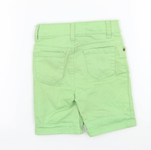 Denim & Co. Boys Green Denim Cargo Jeans Size 12-18 Months