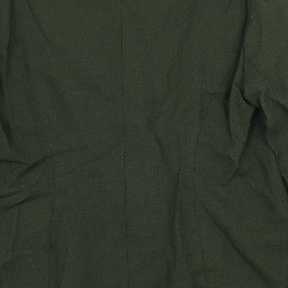 Gina Womens Green Jacket Size 12