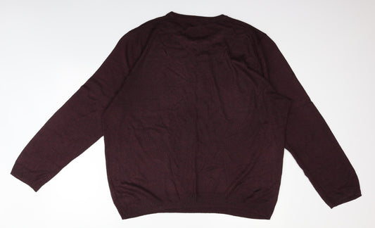 Red Herring Womens Purple Pullover Jumper Size XL