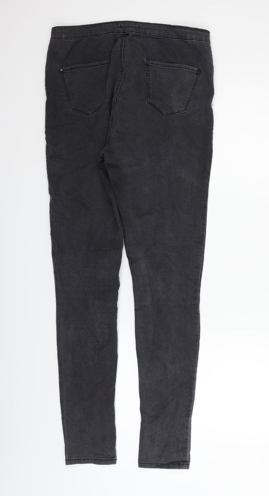 RE Womens Grey Straight Jeans Size 10 L29 in