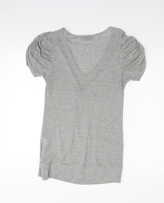 Logo Womens Grey Fit & Flare Size 14