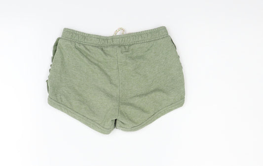 I love girls wear Girls Gold Sweat Shorts Size 6 Years