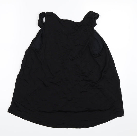 Marks and Spencer Womens Black Basic Blouse Size 12