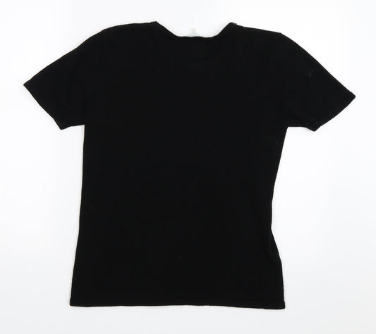 AWARD Womens Black Pullover Jumper Size S