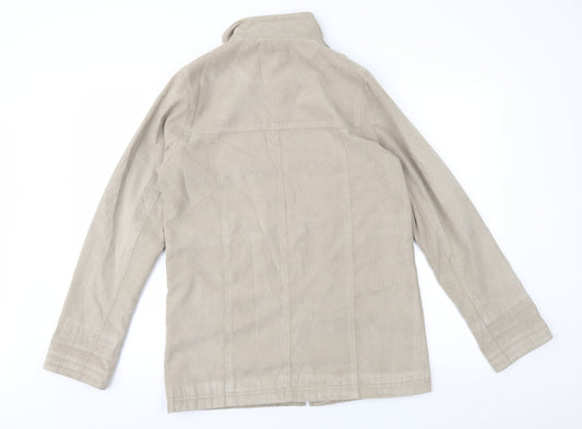 Debenhams Womens Brown Jacket Size 10 - Faux Suede