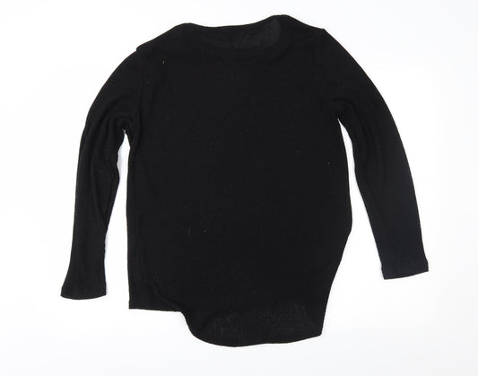 River Island Womens Black Pullover Jumper Size M