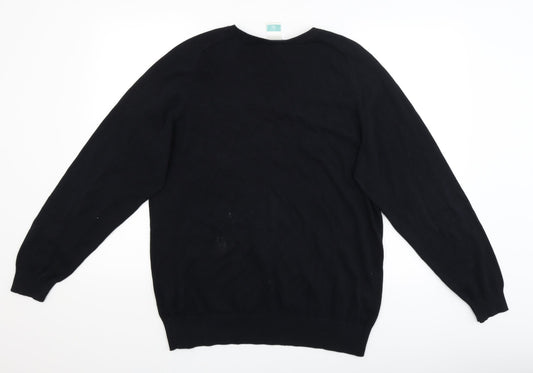 Perform Mens Black Pullover Jumper Size L
