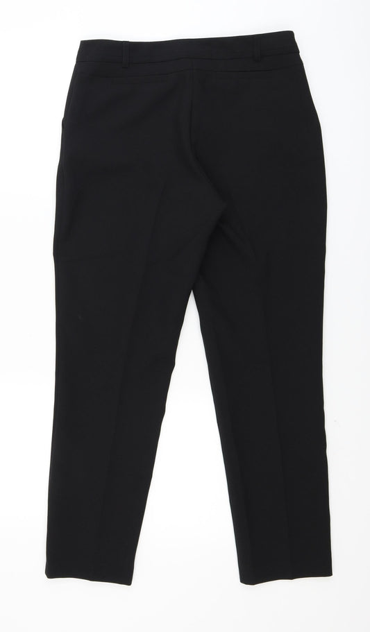 Peacocks Womens Black Trouser Suit Suit Trousers Size 10 L26 in