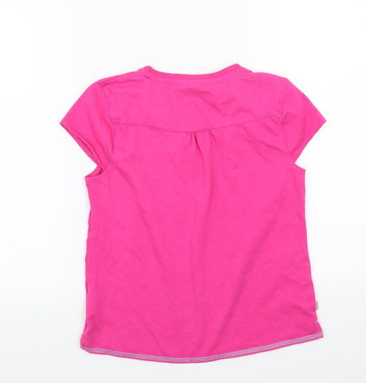 LA Gear Girls Pink Basic T-Shirt Size 13 Years