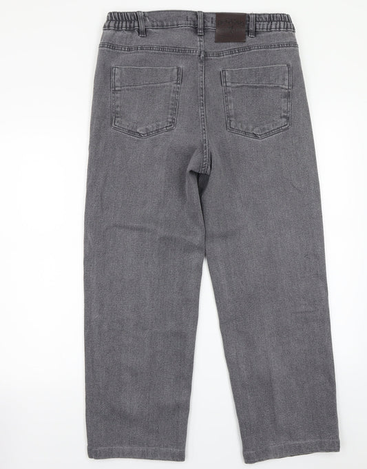 Pegasus Womens Grey Straight Jeans Size 34 L27 in
