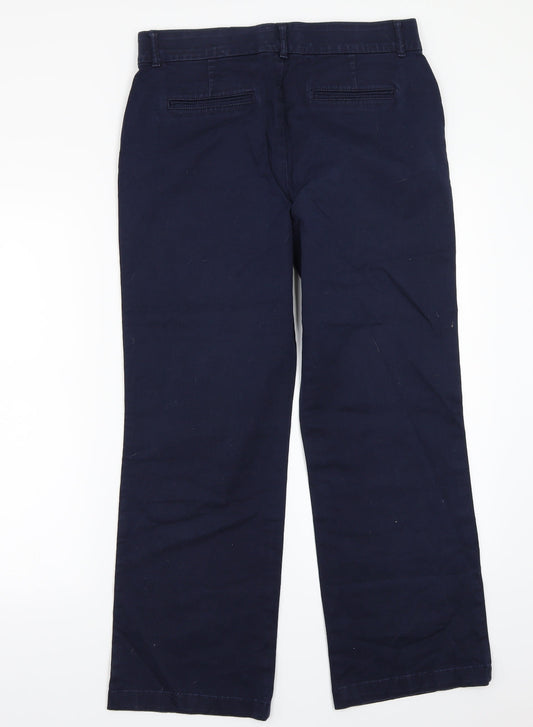 JM Collection Womens Blue Straight Jeans Size 10 L27 in