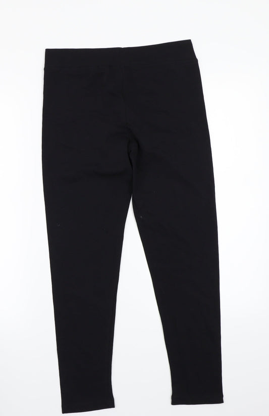 Evie Womens Black Jegging Leggings Size L L25 in