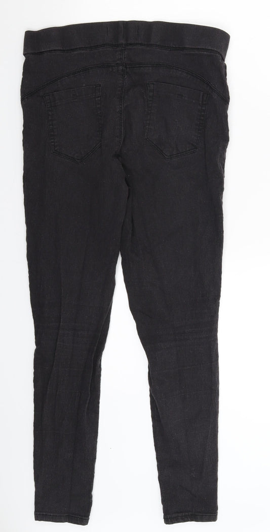 Denim Co Womens Black Denim Jegging Jeans Size 12 L26 in