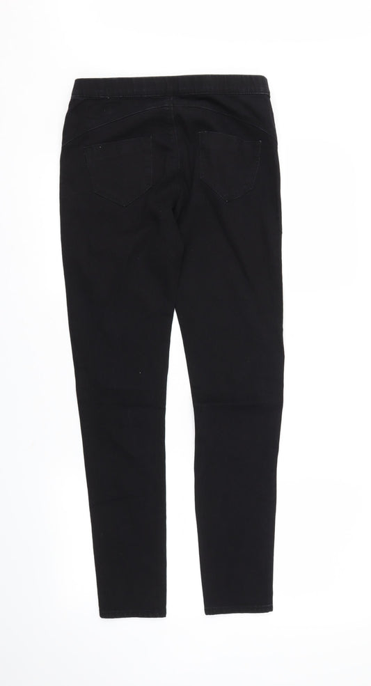 DenimCo Womens Black Jegging Jeans Size 8 L26 in