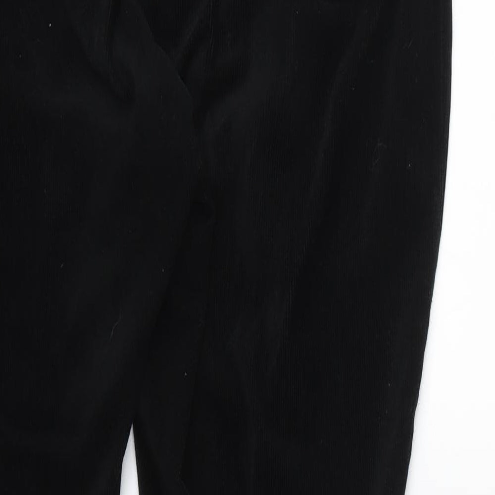 Brand and care label for with love women’s black jegging trousers, size M, 25-inch leg