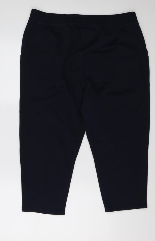 Bonmarché Womens Blue Sweatpants Trousers Size 16 L21 in