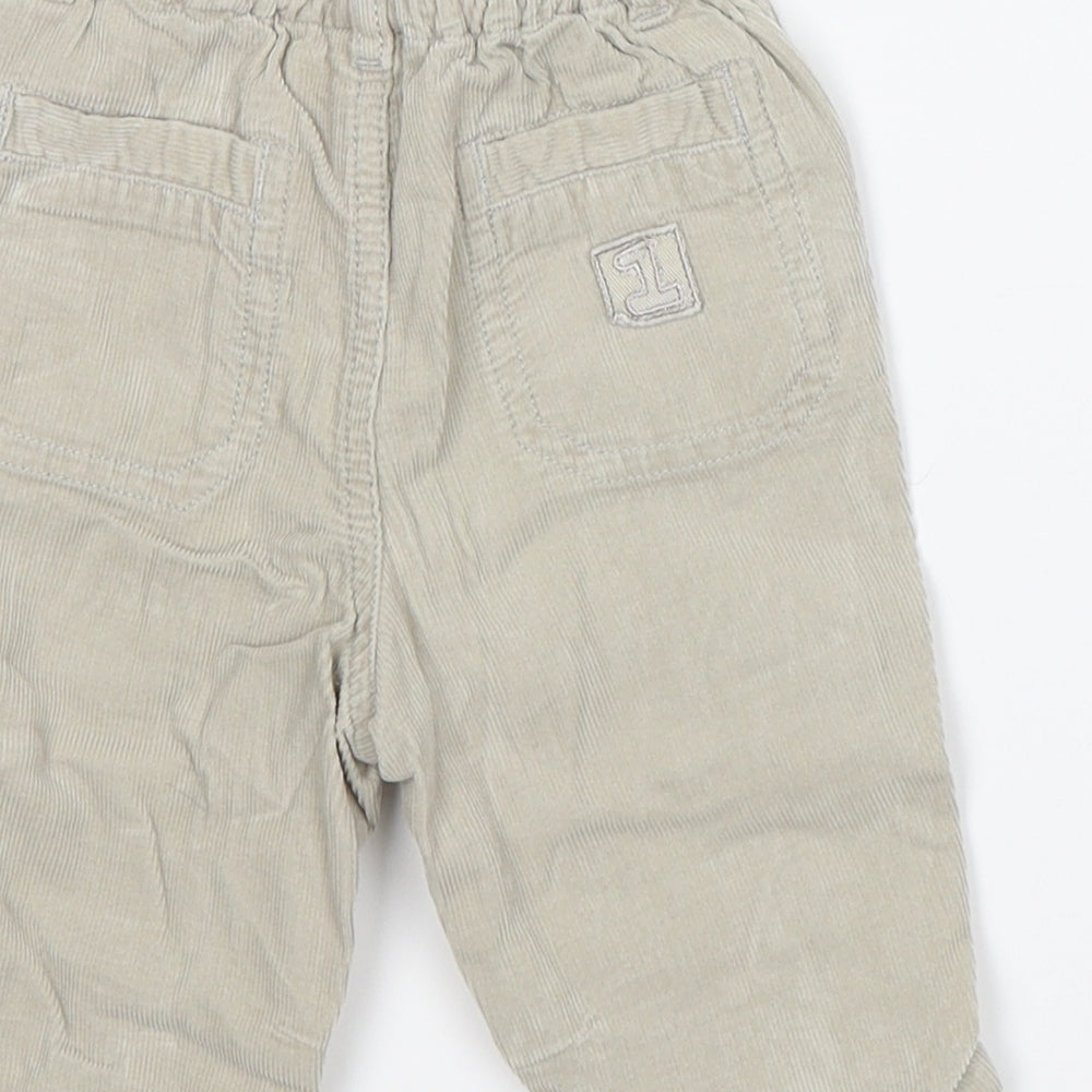 Brand and care label for Next Baby Beige Capri Trousers, size 0-3, Months