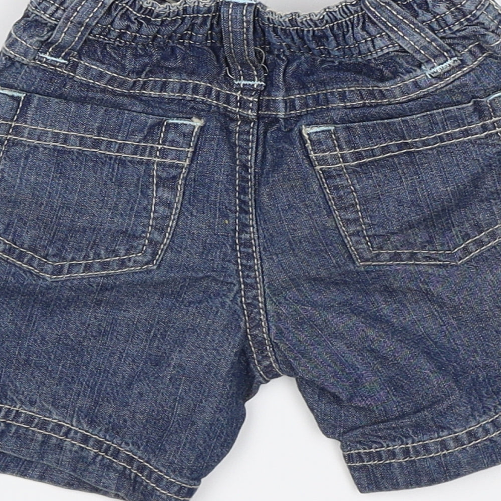Matalan Baby Blue Cargo Jeans Size 0-3 Months